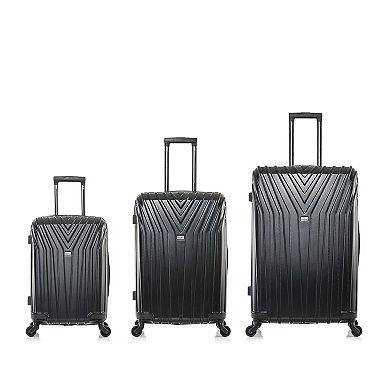 InUSA Vasty 3-Piece Hardside Spinner Luggage Set