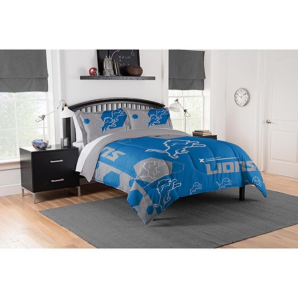 The Northwest Detroit Lions Full/Queen Comforter Set with Shams