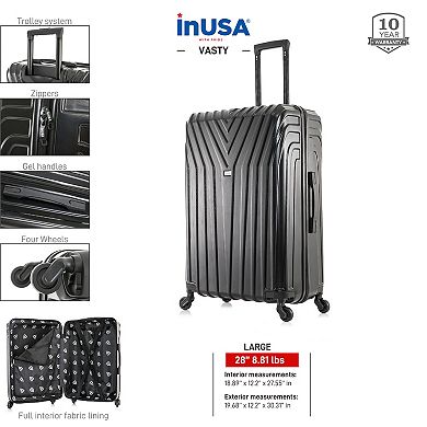 InUSA Vasty Hardside Spinner Luggage