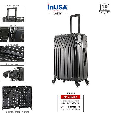 InUSA Vasty Hardside Spinner Luggage