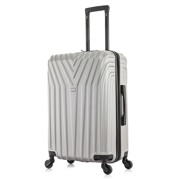 InUSA Vasty Lightweight Hardside Carry On Spinner Suitcase - Gray