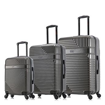 InUSA Resilience 3 pc Hardside Spinner Luggage Set