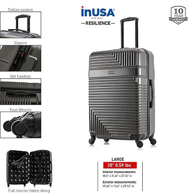 InUSA Resilience Hardside Spinner Luggage