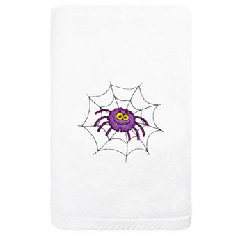 Linum Home Textiles Spider Embroidered Luxury Turkish Cotton Hand Towel