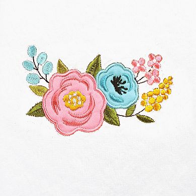 Linum Home Textiles Primavera Embroidered Luxury Turkish Cotton Hand Towel