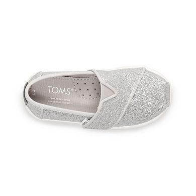 TOMS Glimmer Toddler Girls' Alpargata Shoes