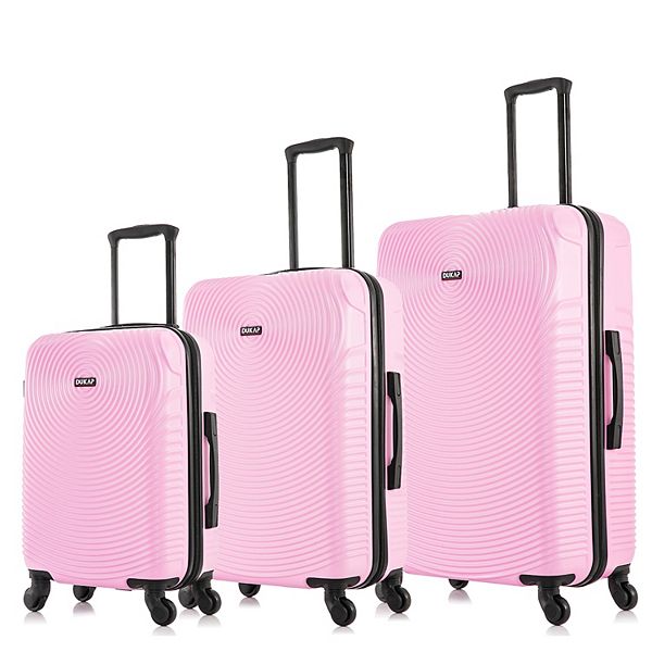 Dukap Inception 3-Piece Hardside Spinner Luggage Set