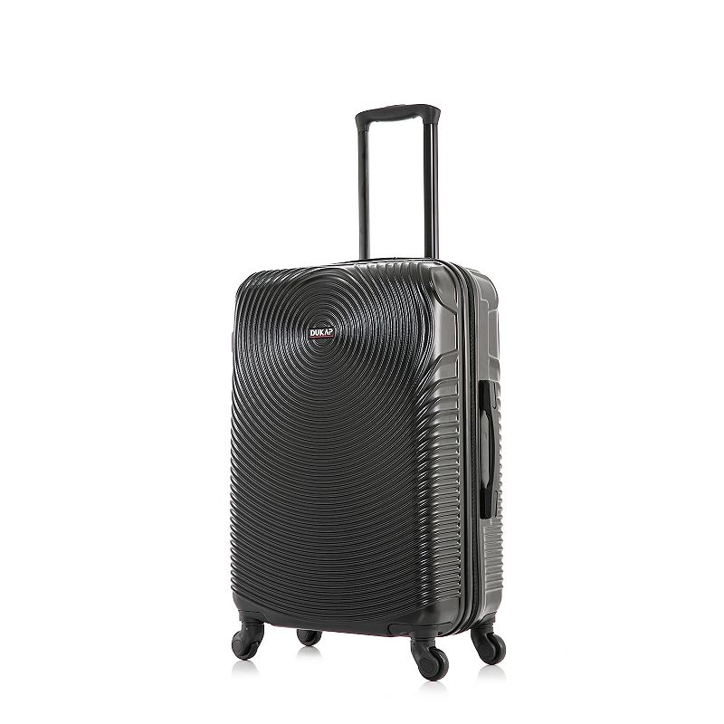 Dukap Inception Hardside Spinner Luggage, Black, 24 INCH