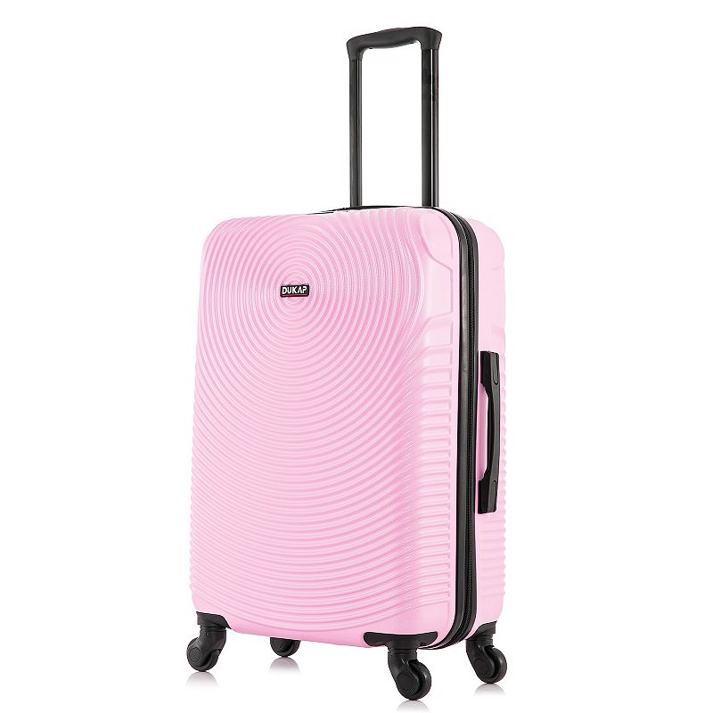 Dukap Inception Hardside Spinner Luggage, Pink, 24 INCH