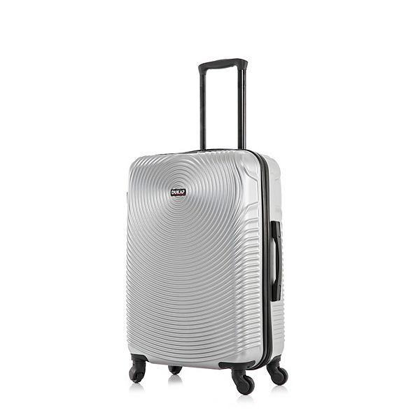 Dukap Inception Hardside Spinner Luggage - Silver (28 INCH)