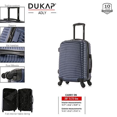 Dukap Adly Hardside Spinner Luggage