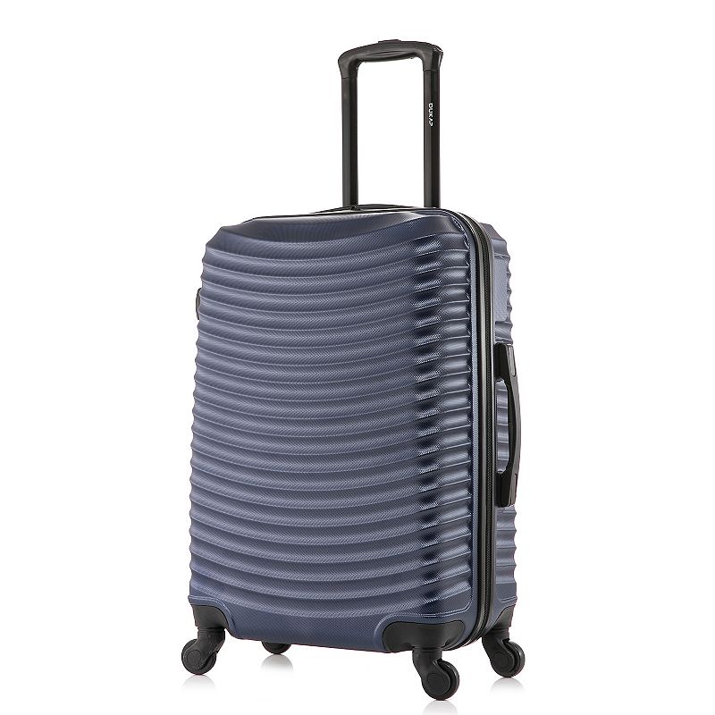 Dukap Adly Hardside Spinner Luggage, Blue, 24 INCH