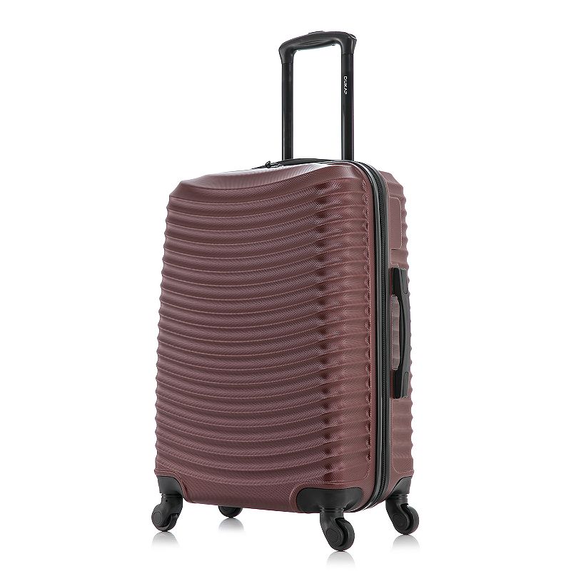 Dukap Adly Hardside Spinner Luggage, Purple, 24 INCH