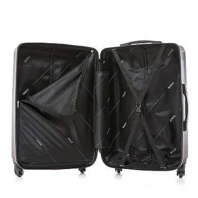 Dukap Discovery 3-Piece Hardside Spinner Luggage Set