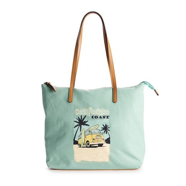 Kohls canvas best sale tote bags