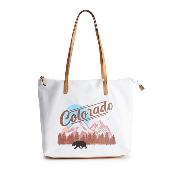 Kohls canvas sale tote bags