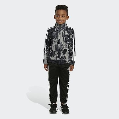 Toddler Boy adidas Camo Track Jacket & 3-Stripe Jogger Pants Set