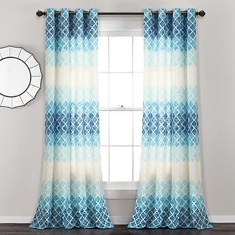 Lush Decor Medallion Ombre 2-pack Window Curtain Set