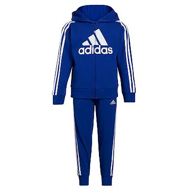 Boys 4-7 adidas French Terry Logo Graphic Hoodie & Jogger Pants Set