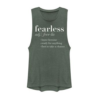 Juniors' Fearless Definition Muscle Tank Top