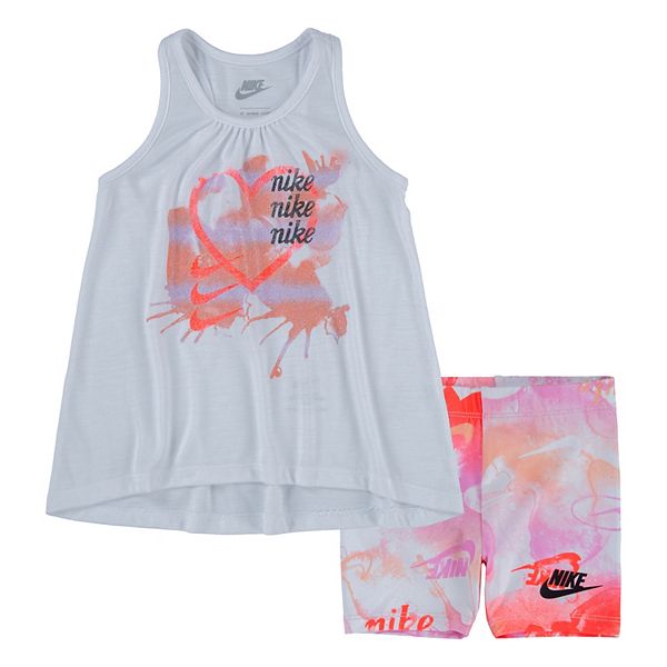 Baby & Toddler Girl Nike Tank & Bike Shorts Set