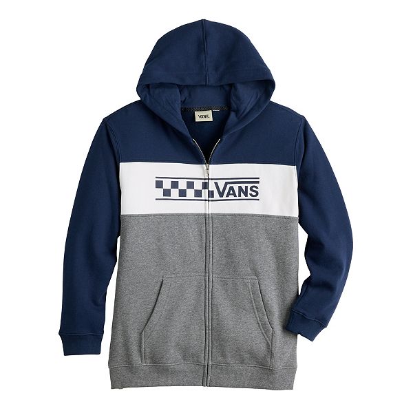 Zip shop hoodie vans