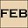 18k Gold Plated Feb