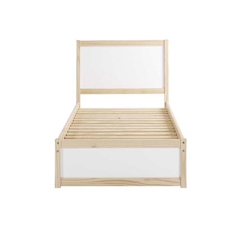 46884705 Alaterre Furniture MOD Twin Bed, White sku 46884705