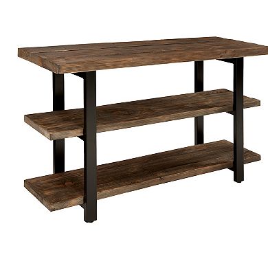 Alaterre Furniture Pomona Lift Top Coffee Table, Console Table, & End Table 4-piece Set