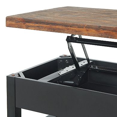 Alaterre Furniture Pomona Lift Top Coffee Table & End Table 3-piece Set