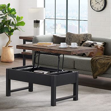 Alaterre Furniture Pomona Lift Top Coffee Table & End Table 3-piece Set
