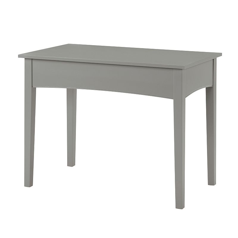 Alaterre Furniture Shaker Cottage Desk, Grey