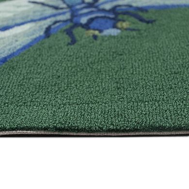 Liora Manne Frontporch Garden Dragonfly Indoor Outdoor Rug