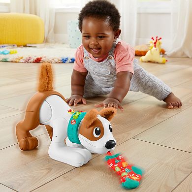 Fisher-Price 123 Crawl With Me Puppy Interactive Toy