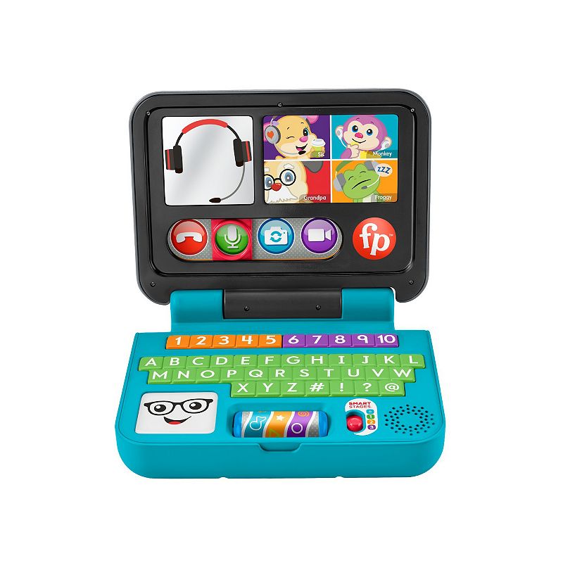 Fisher-Price Lets Connect Laptop Learning Toy, Multicolor