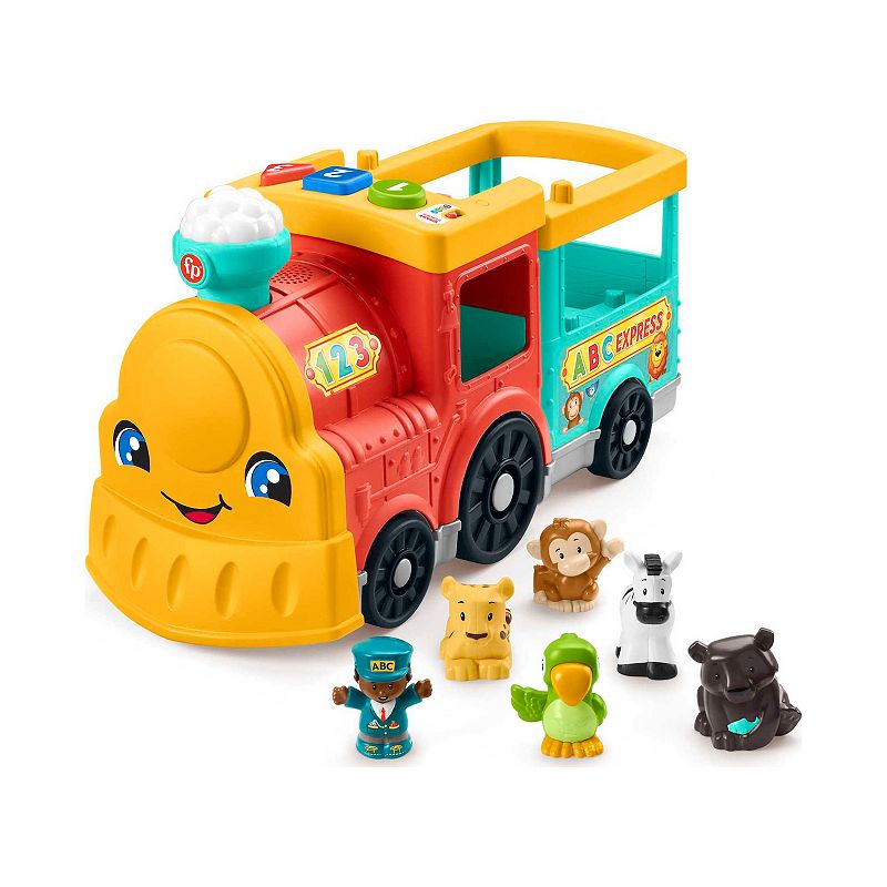 Fisher-Price Little People Big ABC Animal Train Toddler Learning Toy for 1 Year Old & Up