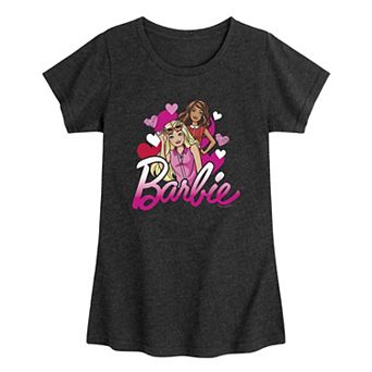 Girls 7-16 Barbie® Valentine's Day Hearts Graphic Tee