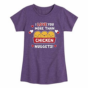 Girls 7-16 More Than Chicken Nuggets Graphic Tee
