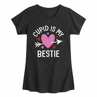 Girls 7-16 cup d Is My Bestie Graphic Tee