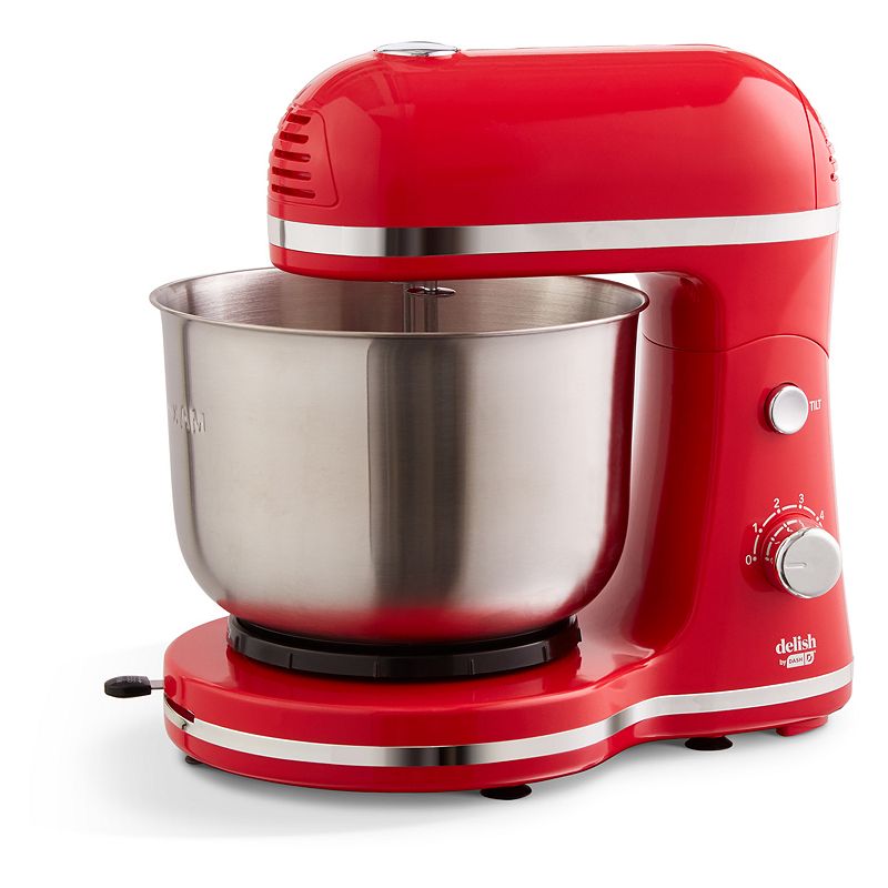 Dash Delish by Dash Stand Mixer, Red