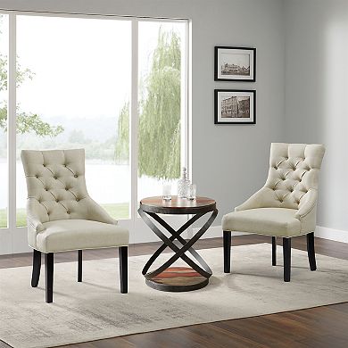 Alaterre Furniture Haeys Tufted Upholstered Chair 2-Piece Set
