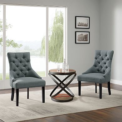 Alaterre Furniture Haeys Tufted Upholstered Chair 2-Piece Set