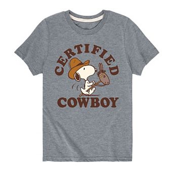 Boys 8-20 Peanuts Certified Cowboy Graphic Tee