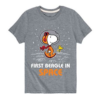 Boys 8-20 Peanuts Beagle In Space Graphic Tee