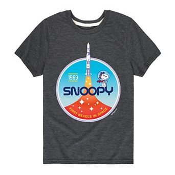 Boys 8-20 Peanuts Snoopy Rocket Launch Graphic Tee