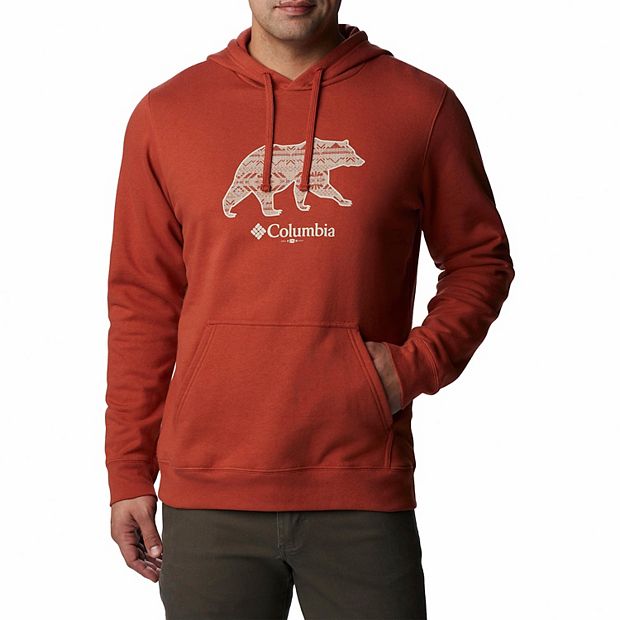 パーカー・フーディ COLUMBIA Men Hoodies 1773271 839 Red Men's Columbia Trek Graphic Fleece Hoodie