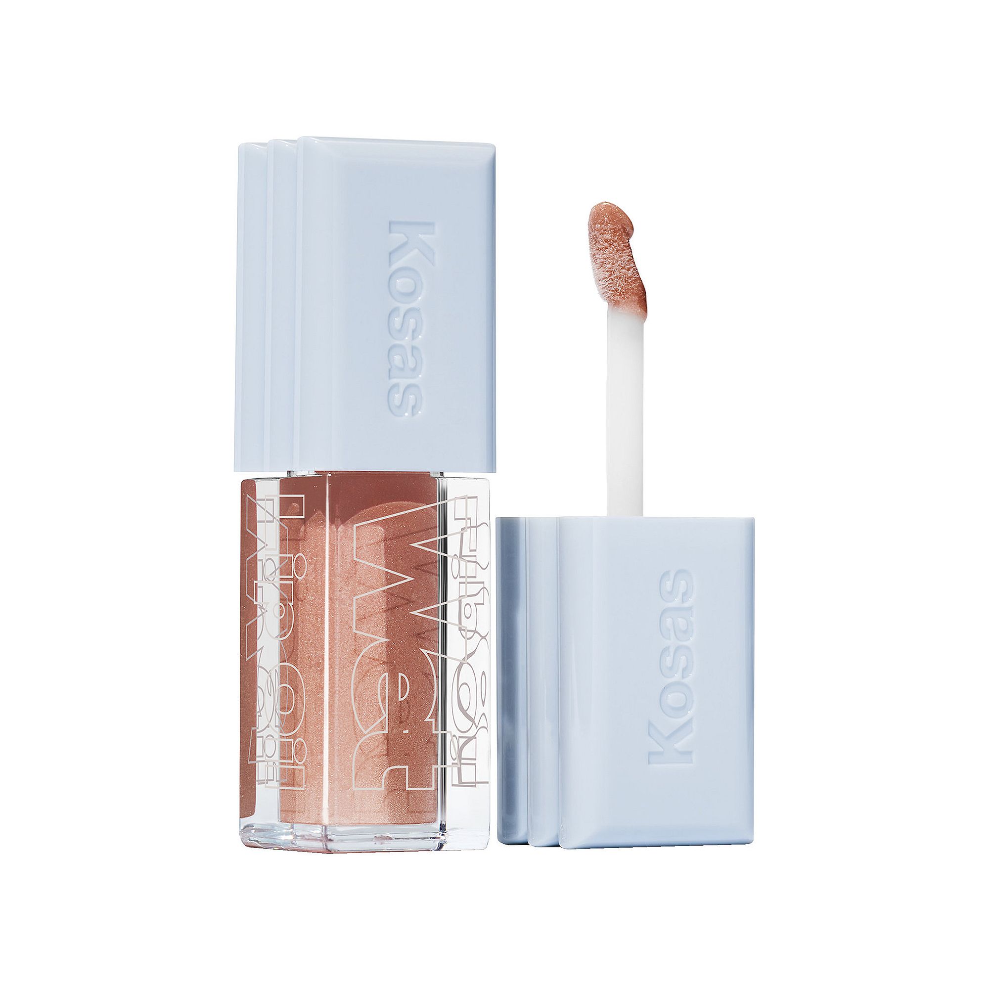 Kosas Wet Lip Oil Plumping Peptide Lip Treatment Gloss, Size: .15Oz, Unzipp