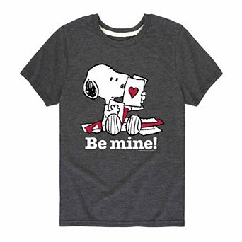 Boys 8-20 Peanuts Valentine's Be Mine Graphic Tee