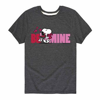Boys 8-20 Peanuts Be Mine Valentines Graphic Tee