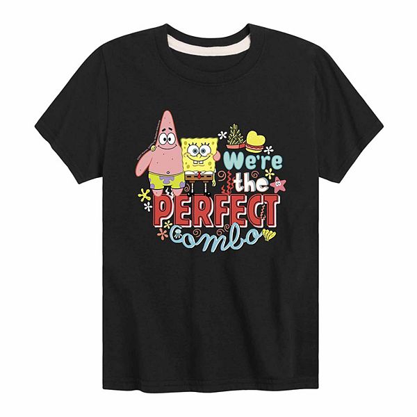 Boys 8 20 SpongeBob SquarePants Perfect Couple Graphic Tee